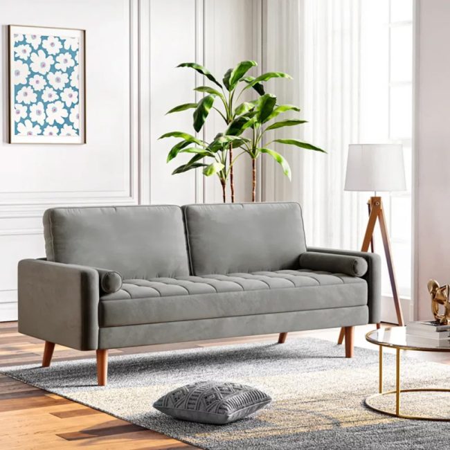 Armrest 3-Seater Loveseat for Living Room