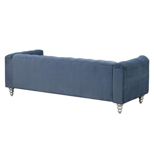 Buttoned Tufted Backrest Loveseat Sofa