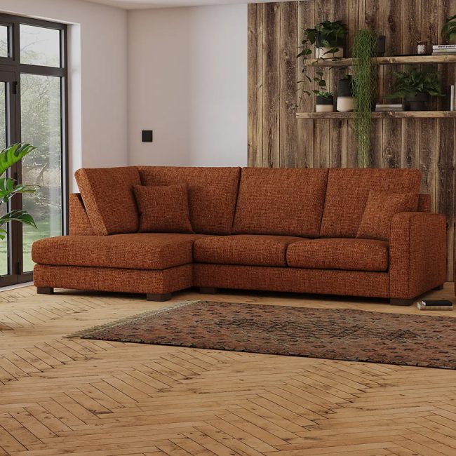 Carson Square Arm Deep Set Corner Sofa