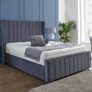 Shop Today Channel Chic Wing Velvet Ottoman Bed