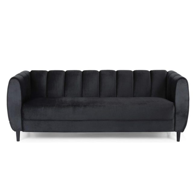 Channel Stitching Backrest 3 Seater Sofa