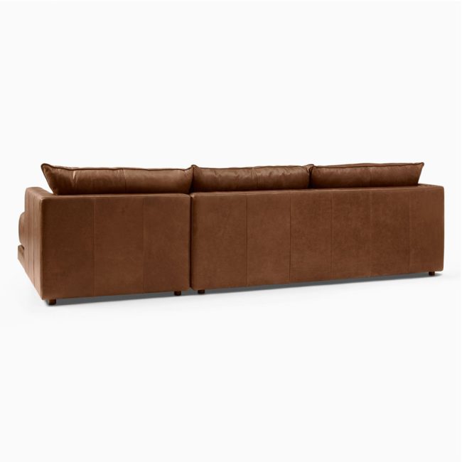 Cloud Comfort Sofa Faux Leather 2-Piece Sofa