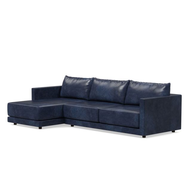 Cloud Comfort Sofa Faux Leather 2-Piece Sofa