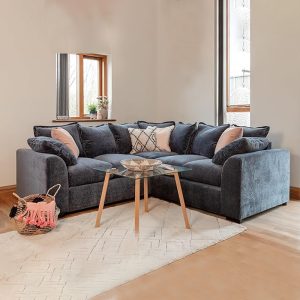 Colbee Slightly Curve Arm Large Corner Sofa