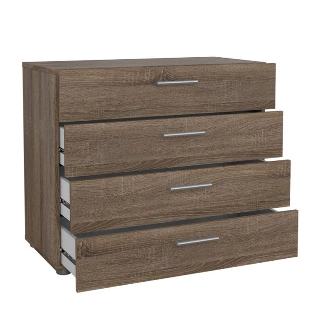 Contemporary 4-drawer Engineered Wood Chest