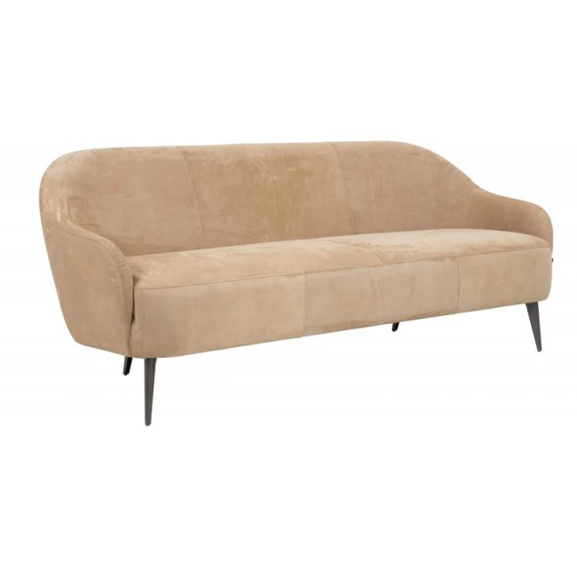 Contemporary Sleek Curve 3 Seater Sofa