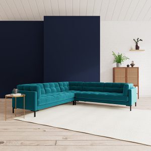 Modern stitched Design Deluxe Corner Sofa