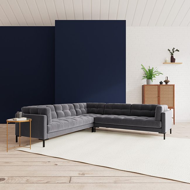 Deluxe Modern stitched Design Corner Sofa