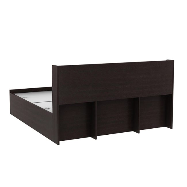 Evaline Minimalist Bed with Box Storage