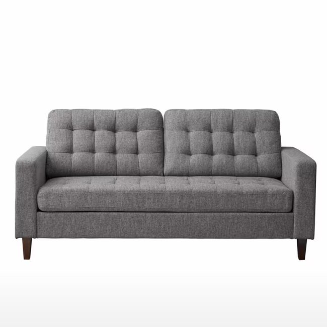 FSM 3-Seat Square Arm Sofa with Removable Cushions