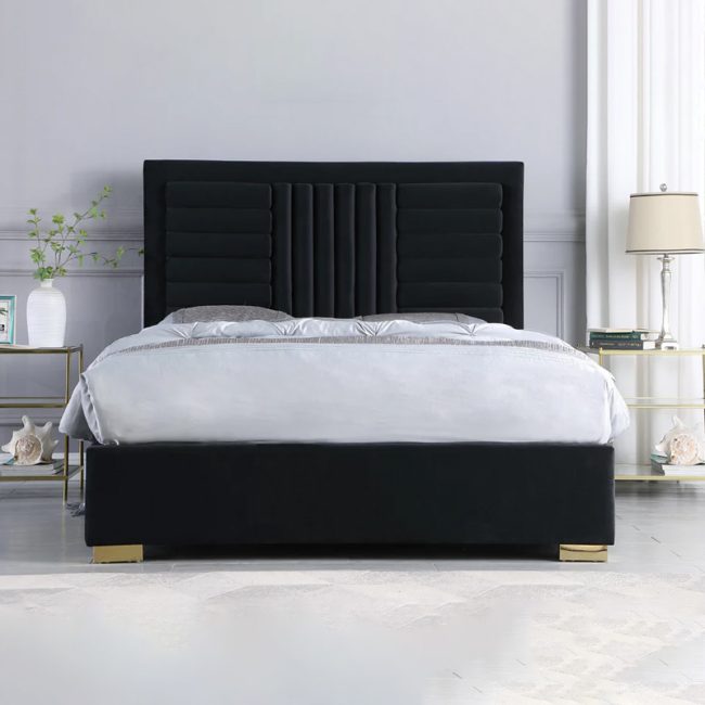 FSM Anita Velvet Platform Bed