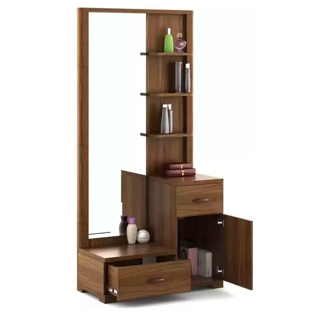 FSM Engineered Wood Dressing Table with Mirror