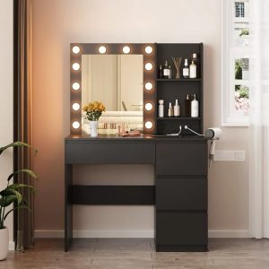 Shop today FSM Modern Dressing Table 4 Drawers and Mirror