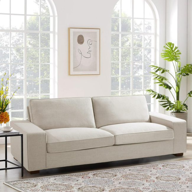 FSM Modern Loveseat Sofa for Living Room