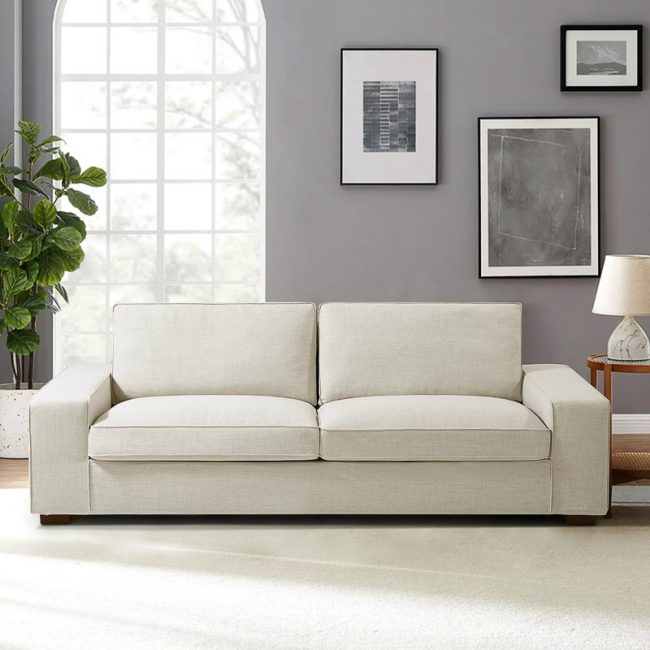 FSM Modern Loveseat Sofa for Living Room