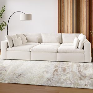 FSM Modular 6-Piece Living Room Sofa