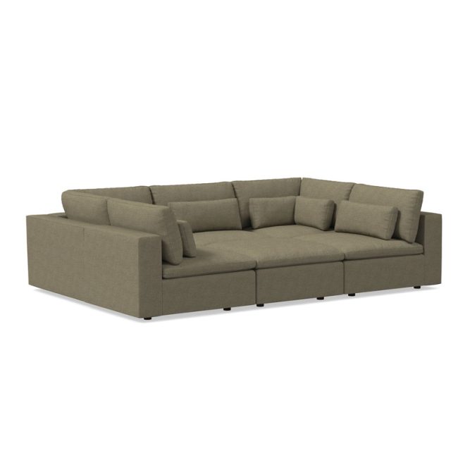 FSM Modular 6-Piece Living Room Sofa