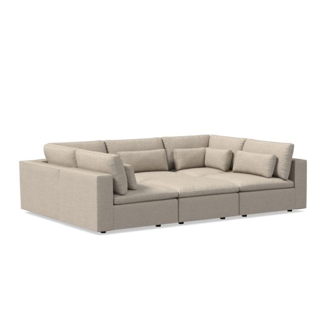 FSM Modular 6-Piece Living Room Sofa