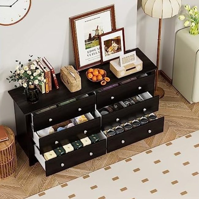 FSM Wide 6 Drawers of Chest Storage Organizer