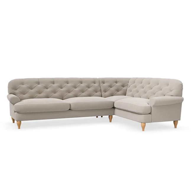 FSM stylish Velvet 4 Seater Corner Sofa