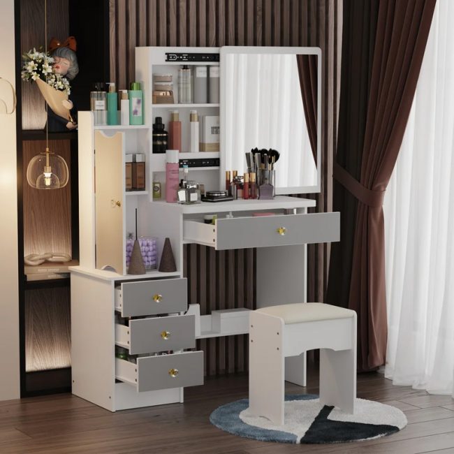 Glamorous Style Makeup Dressing Table