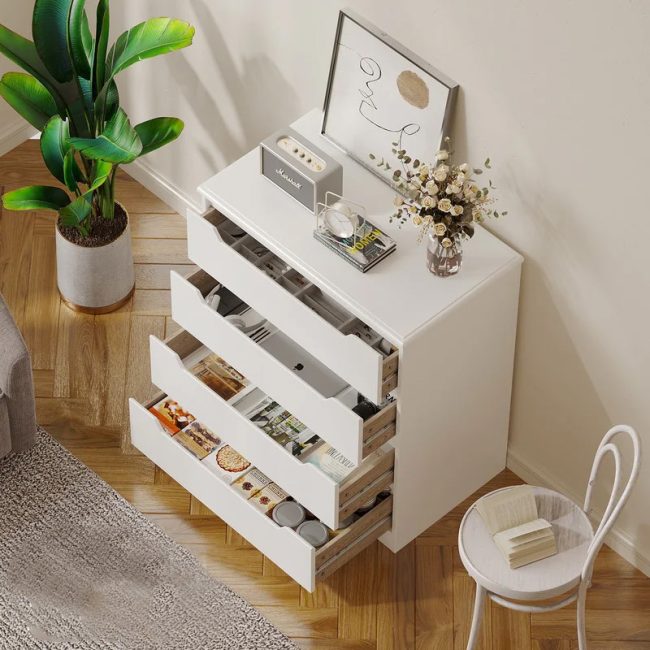 High-Quality MDF Storage Chest Of Drawers