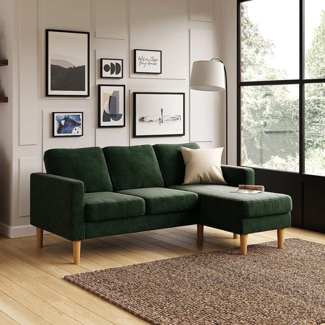 Jacob Cord Living Room Corner Chaise Sofa