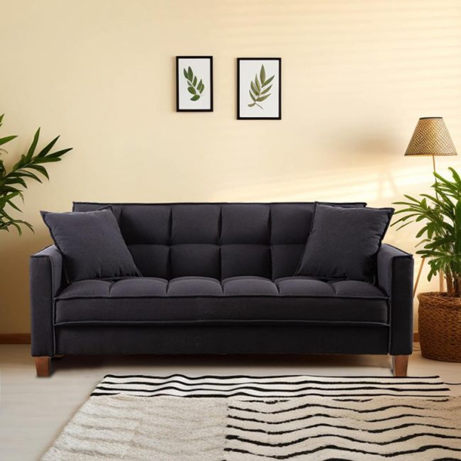 Living Room 2 Seater Modern Loveseat Sofa