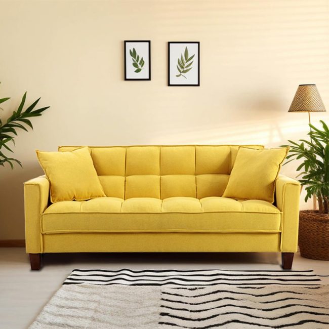 Living Room 2 Seater Modern Loveseat Sofa