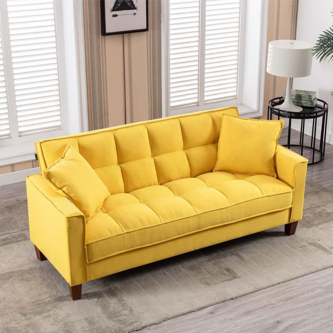 Living Room 2 Seater Modern Loveseat Sofa