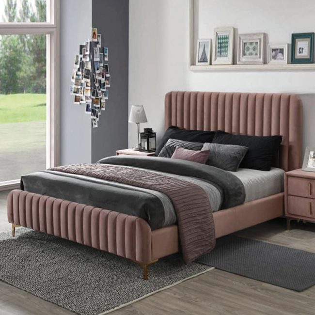 Lucano Vertical Channel Design Bed