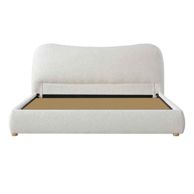 Luxurious Look Curve Headboard Bed - Image 3