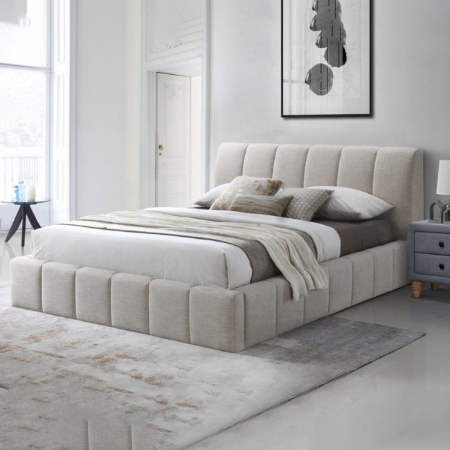 Magnus Sculptural Tufting Upholstered Bed