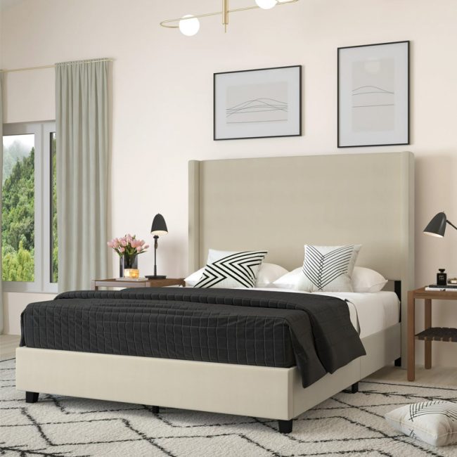 Merrick Lane Modern Platform Bed Frame