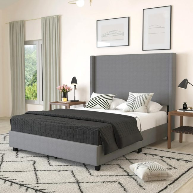 Merrick Lane Modern Platform Bed Frame