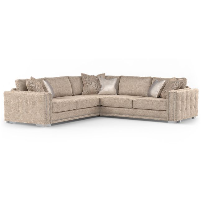 Midas Glamorous Centerpiece Sectional Sofa