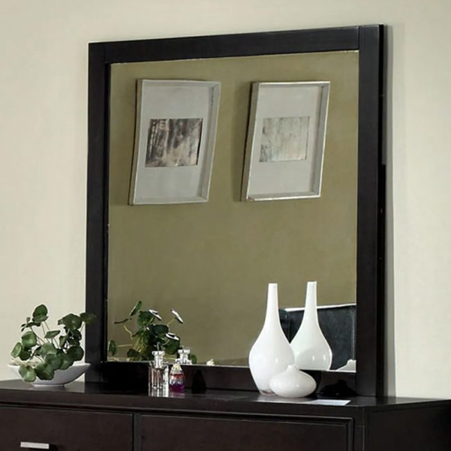 Modern 6-Drawer Dressing Table with Mirror