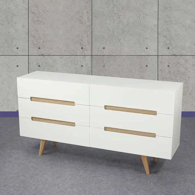 Nordic Scandinavian Wood Chest Of Drawers