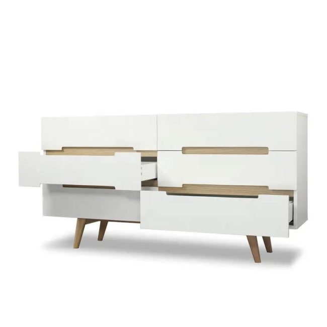 Nordic Scandinavian Wood Chest Of Drawers