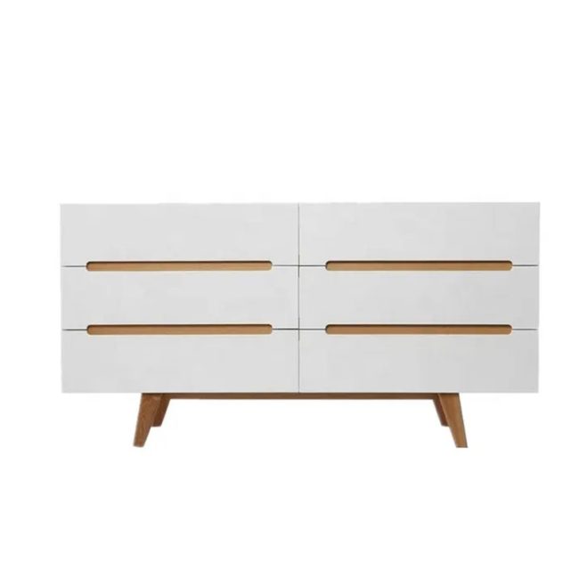 Nordic Scandinavian Wood Chest Of Drawers