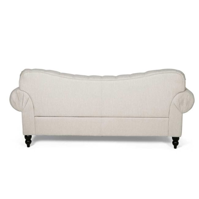 Rolled Arms Chesterfield Button Tufted Sofa