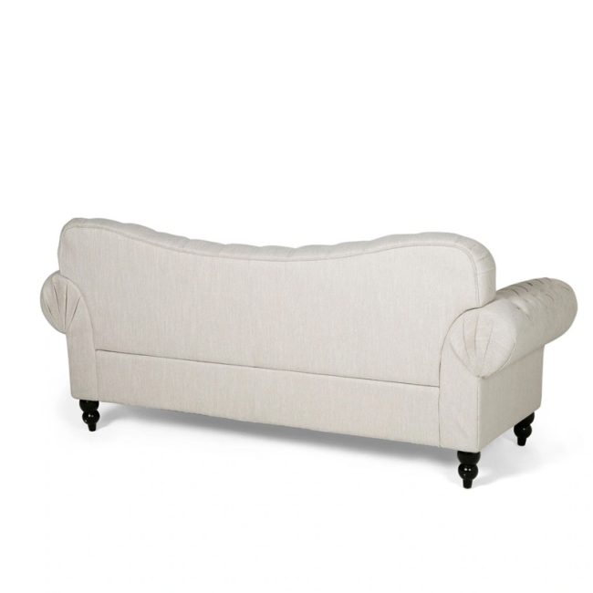 Rolled Arms Chesterfield Button Tufted Sofa