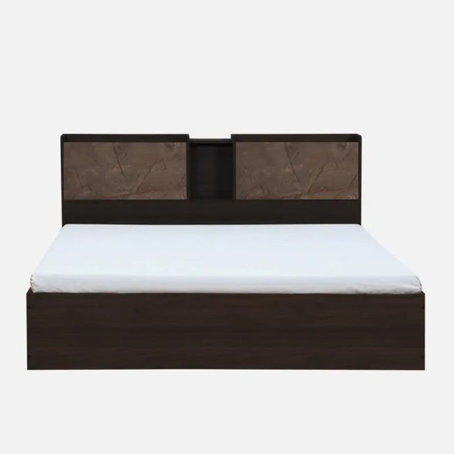 Serenity Queen Size Bed with Storage in Headboard