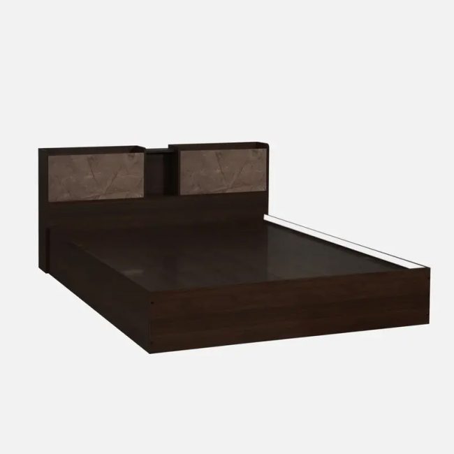 Serenity Queen Size Bed with Storage in Headboard