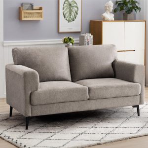 Thick Cushion Modern Loveseat Couch Shop today