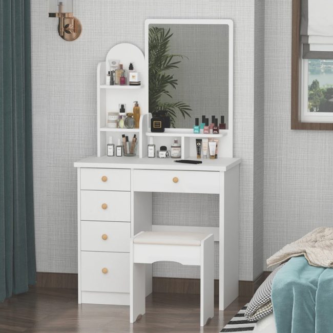 Timeless 5 Drawers Dressing Table