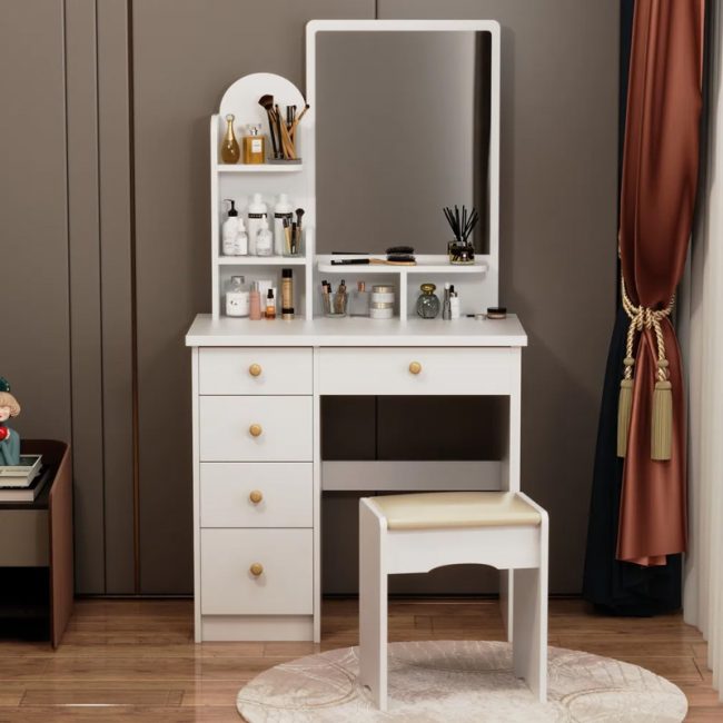 Timeless 5 Drawers Dressing Table