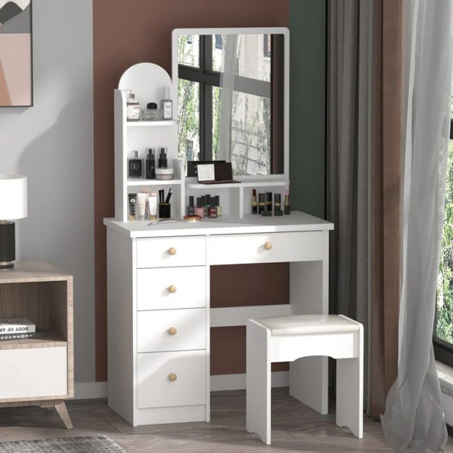 Timeless 5 Drawers Dressing Table