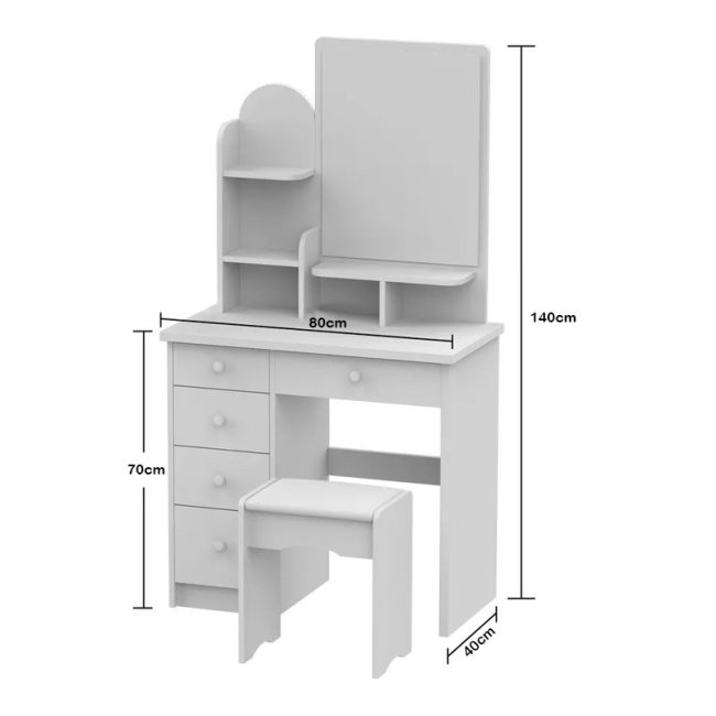 Timeless 5 Drawers Dressing Table