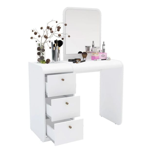 Vesta Dressing Table with Standing Mirror